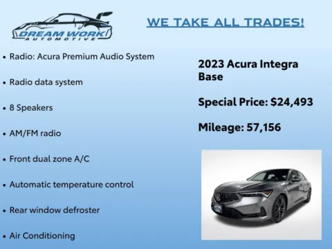 Photos of 2023 Acura Integra A-Spec Package for sale in Charlotte, NC at Dream Work Automotive