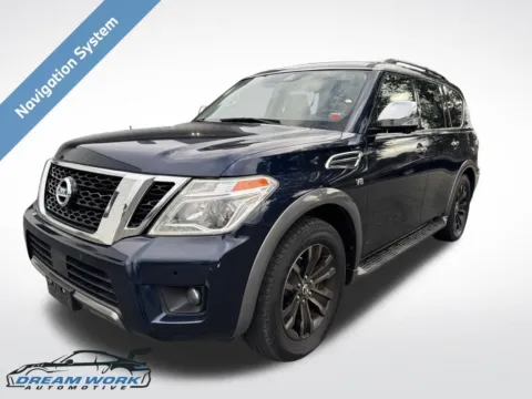 Blue 2018 Nissan Armada Platinum for sale in Charlotte, NC