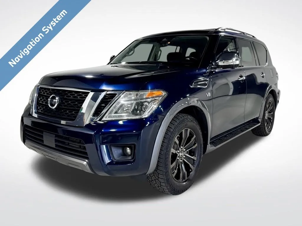 Blue 2018 Nissan Armada Platinum for sale in Charlotte, NC