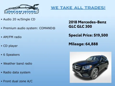Photos of 2018 Mercedes-Benz GLC 300 for sale in Charlotte, NC at Dream Work Automotive