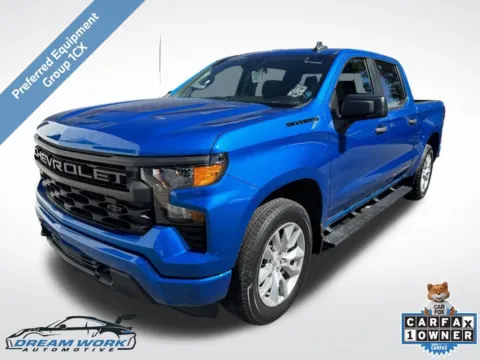 Blue 2022 Chevrolet Silverado 1500 Custom for sale in Charlotte, NC