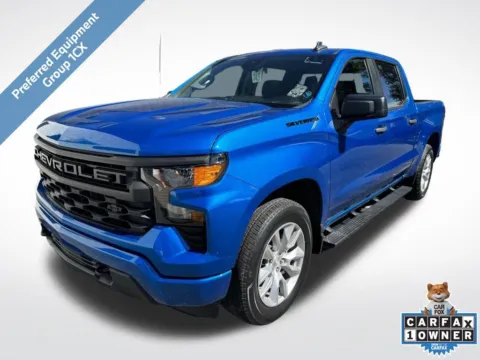Blue 2022 Chevrolet Silverado 1500 Custom for sale in Charlotte, NC
