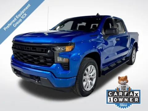 Blue 2022 Chevrolet Silverado 1500 Custom for sale in Charlotte, NC