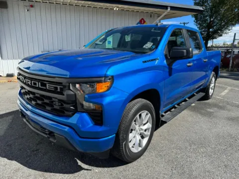 Blue 2022 Chevrolet Silverado 1500 Custom for sale in Charlotte, NC