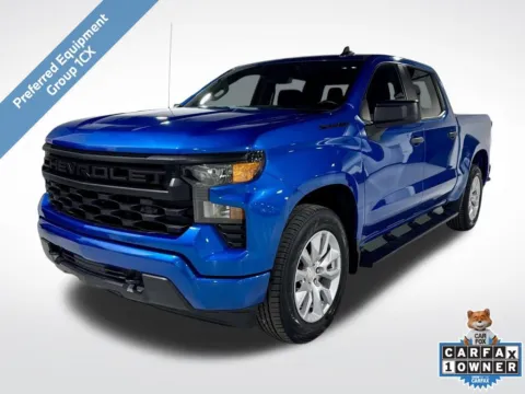 Blue 2022 Chevrolet Silverado 1500 Custom for sale in Charlotte, NC