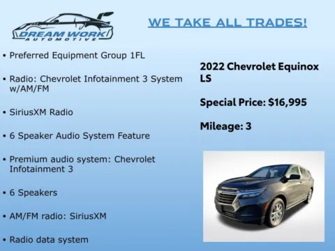Photos of 2022 Chevrolet Equinox LS for sale in Charlotte, NC at Dream Work Automotive
