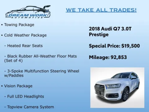 Photos of 2018 Audi Q7 3.0T Prestige for sale in Charlotte, NC at Dream Work Automotive
