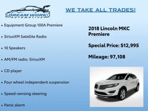 Photos of 2018 Lincoln MKC Premiere for sale in Charlotte, NC at Dream Work Automotive