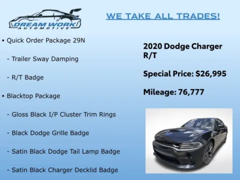 Photos of 2020 Dodge Charger R/T for sale in Charlotte, NC at Dream Work Automotive