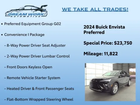 Photos of 2024 Buick Envista Preferred for sale in Charlotte, NC at Dream Work Automotive