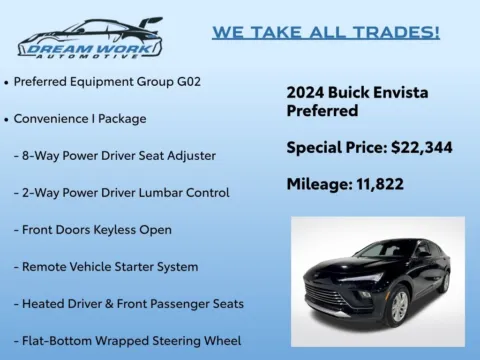 Photos of 2024 Buick Envista Preferred for sale in Charlotte, NC at Dream Work Automotive