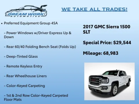 Photos of 2017 GMC Sierra 1500 SLT for sale in Charlotte, NC at Dream Work Automotive