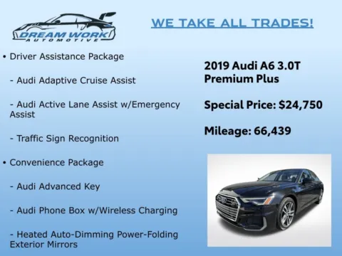 Photos of 2019 Audi A6 3.0T Premium Plus for sale in Charlotte, NC at Dream Work Automotive