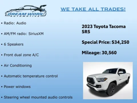 Photos of 2023 Toyota Tacoma SR5 for sale in Charlotte, NC at Dream Work Automotive