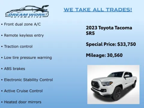 Photos of 2023 Toyota Tacoma SR5 for sale in Charlotte, NC at Dream Work Automotive