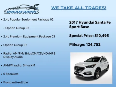 Photos of 2017 Hyundai Santa Fe Sport 2.4 Base for sale in Charlotte, NC at Dream Work Automotive