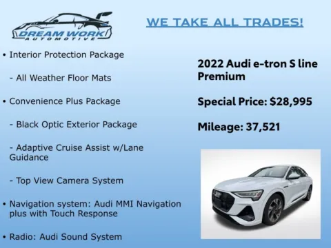 Photos of 2022 Audi e-tron Sportback S line Premium for sale in Charlotte, NC at Dream Work Automotive