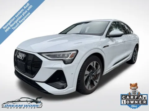 White 2022 Audi e-tron Sportback S line Premium for sale in Charlotte, NC