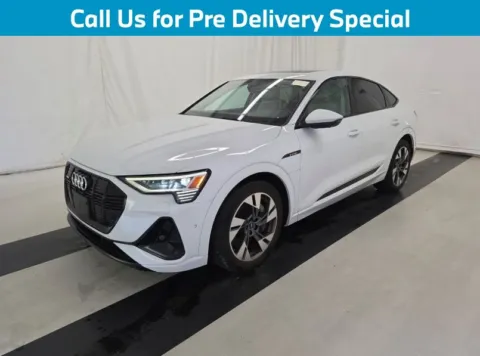 White 2022 Audi e-tron Sportback S line Premium for sale in Charlotte, NC