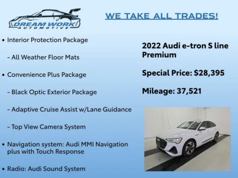 Photos of 2022 Audi e-tron Sportback S line Premium for sale in Charlotte, NC at Dream Work Automotive