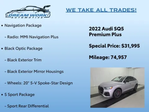 Photos of 2022 Audi SQ5 Sportback Premium Plus for sale in Charlotte, NC at Dream Work Automotive