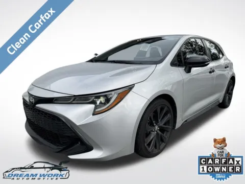 Silver 2020 Toyota Corolla Hatchback SE Nightshade Edition for sale in Charlotte, NC
