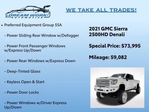 Photos of 2021 GMC Sierra 2500HD Denali for sale in Charlotte, NC at Dream Work Automotive