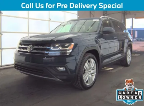 Blue 2019 Volkswagen Atlas 3.6L V6 SE for sale in Charlotte, NC