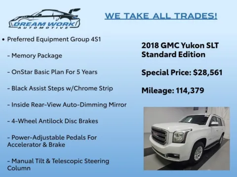 Photos of 2018 GMC Yukon SLT Standard Edition for sale in Charlotte, NC at Dream Work Automotive