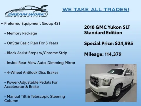 Photos of 2018 GMC Yukon SLT Standard Edition for sale in Charlotte, NC at Dream Work Automotive