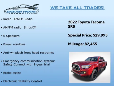 Photos of 2022 Toyota Tacoma SR5 for sale in Charlotte, NC at Dream Work Automotive
