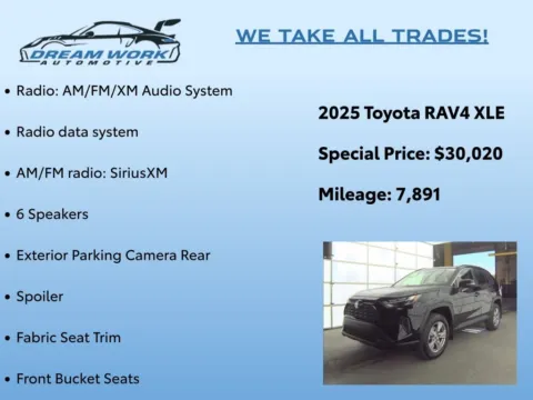 Photos of 2025 Toyota RAV4 XLE for sale in Charlotte, NC at Dream Work Automotive