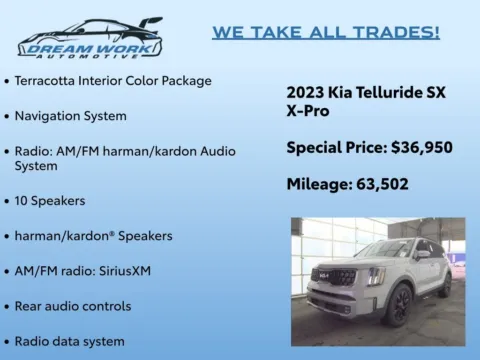 Photos of 2023 Kia Telluride SX X-Pro for sale in Charlotte, NC at Dream Work Automotive