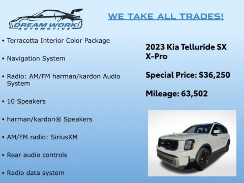 Photos of 2023 Kia Telluride SX X-Pro for sale in Charlotte, NC at Dream Work Automotive