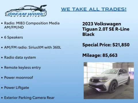 Photos of 2023 Volkswagen Tiguan 2.0T SE R-Line Black for sale in Charlotte, NC at Dream Work Automotive