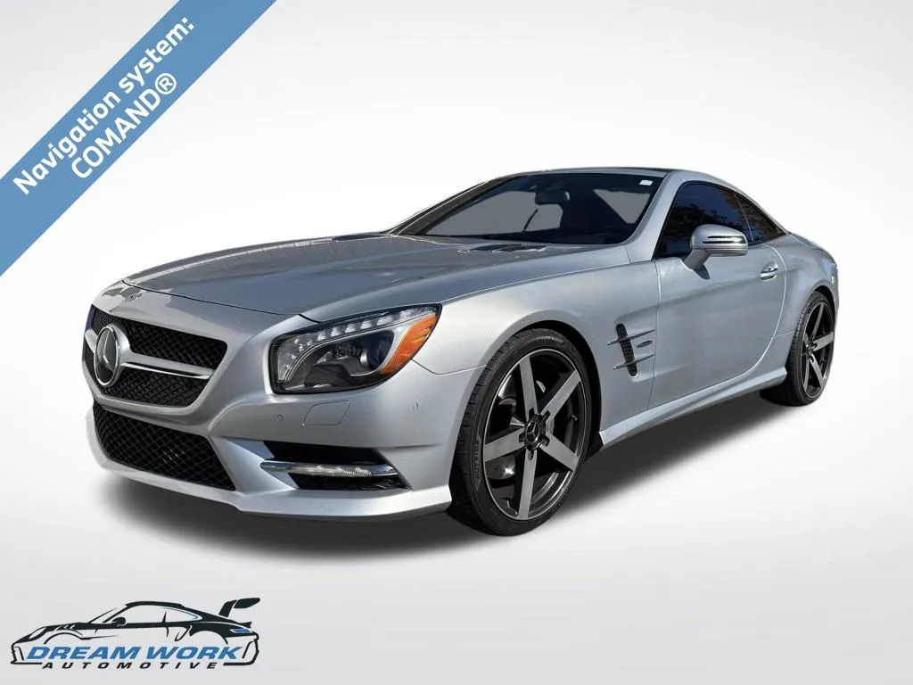 Silver 2013 Mercedes-Benz SL-Class SL 550 for sale in Charlotte, NC