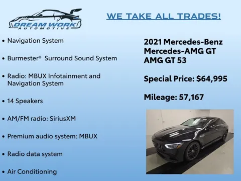 Used 2021 Mercedes-Benz AMG GT 53 for sale in Charlotte, NC at