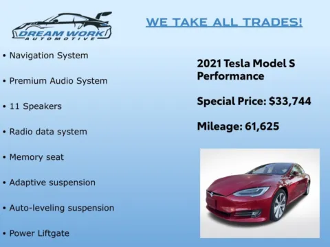 Photos of 2021 Tesla Model S Performance for sale in Charlotte, NC at Dream Work Automotive