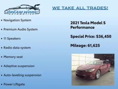 Photos of 2021 Tesla Model S Performance for sale in Charlotte, NC at Dream Work Automotive