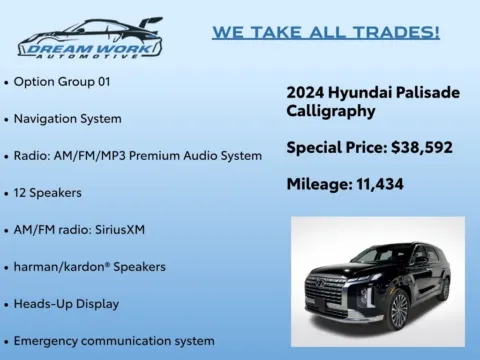 Photos of 2024 Hyundai Palisade Calligraphy for sale in Charlotte, NC at Dream Work Automotive