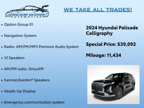 Photos of 2024 Hyundai Palisade Calligraphy for sale in Charlotte, NC at Dream Work Automotive