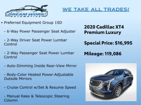 Photos of 2020 Cadillac XT4 Premium Luxury for sale in Charlotte, NC at Dream Work Automotive