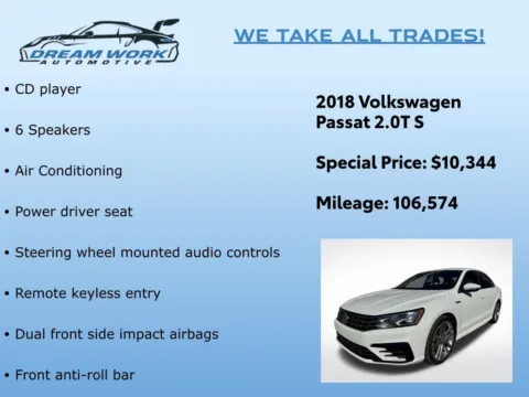 Photos of 2018 Volkswagen Passat 2.0T R-Line for sale in Charlotte, NC at Dream Work Automotive