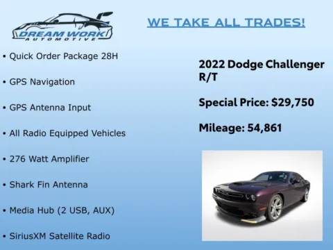 Photos of 2022 Dodge Challenger R/T for sale in Charlotte, NC at Dream Work Automotive