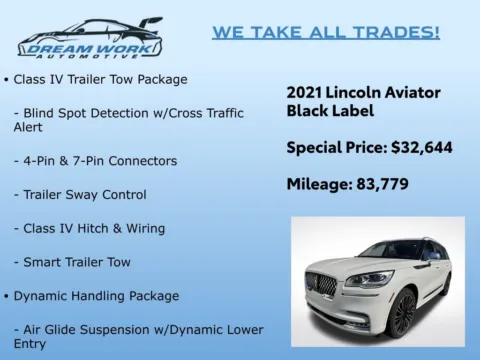 Photos of 2021 Lincoln Aviator Black Label for sale in Charlotte, NC at Dream Work Automotive