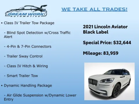 Photos of 2021 Lincoln Aviator Black Label for sale in Charlotte, NC at Dream Work Automotive