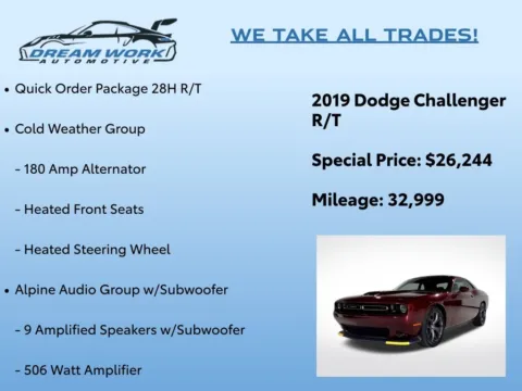 Photos of 2019 Dodge Challenger R/T for sale in Charlotte, NC at Dream Work Automotive