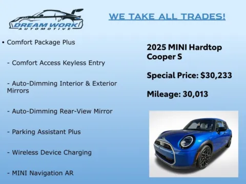 Photos of 2025 MINI Cooper S Iconic for sale in Charlotte, NC at Dream Work Automotive