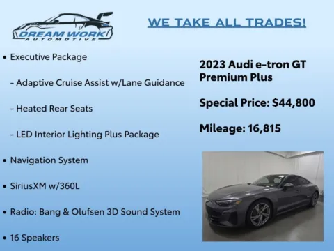 Photos of 2023 Audi e-tron GT Premium Plus for sale in Charlotte, NC at Dream Work Automotive
