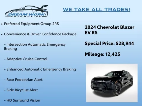 Photos of 2024 Chevrolet Blazer EV RS for sale in Charlotte, NC at Dream Work Automotive